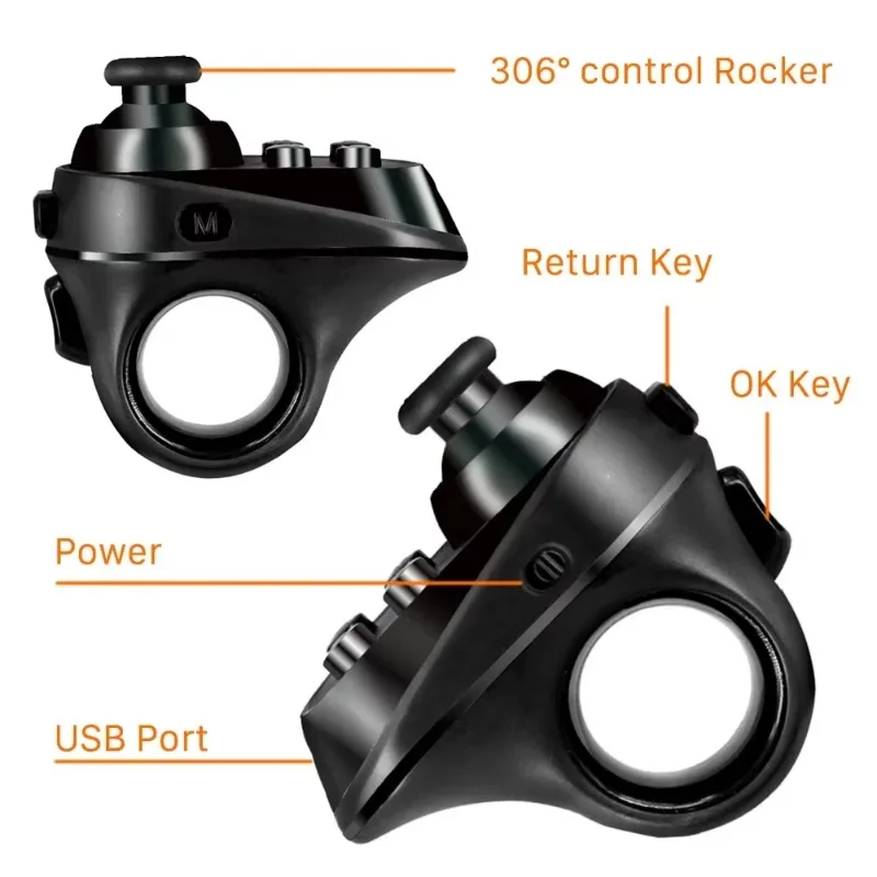 Mouse Bungee Holder - Function Finger Mouse Joystick Adapter Wireless