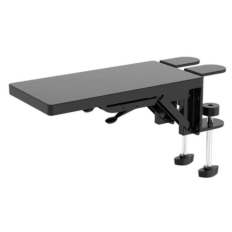 Mouse Bungee Holder - Wood Computer Arm Bracket Convenient Mouse