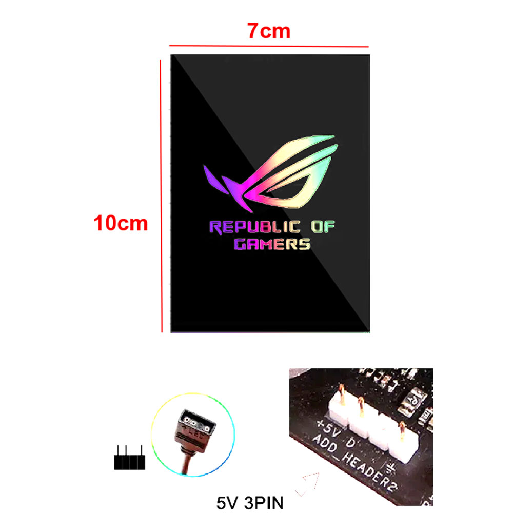 PC Case Light Board,RGB Namepl - Pc Gaming Lian Li ulasan dan harga