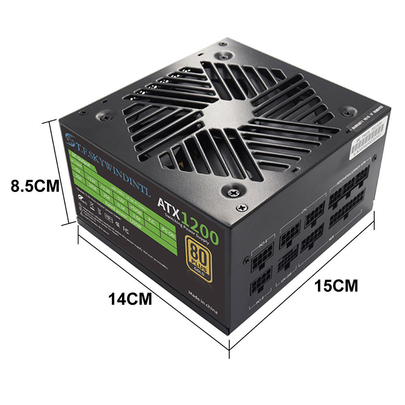 PCIE 5.0 1200W PC Power Supply - Pc Gaming Fullset ulasan dan harga