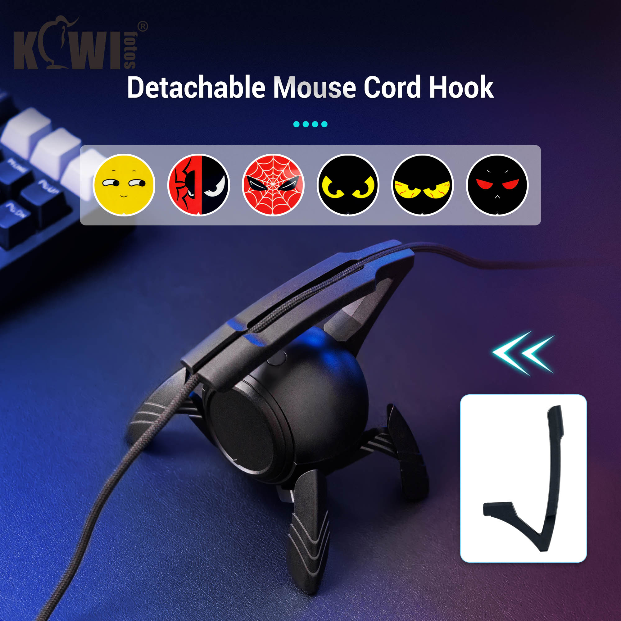 Mouse Cable Holder Gaming Mous - Mouse Bungee Holder ulasan dan harga