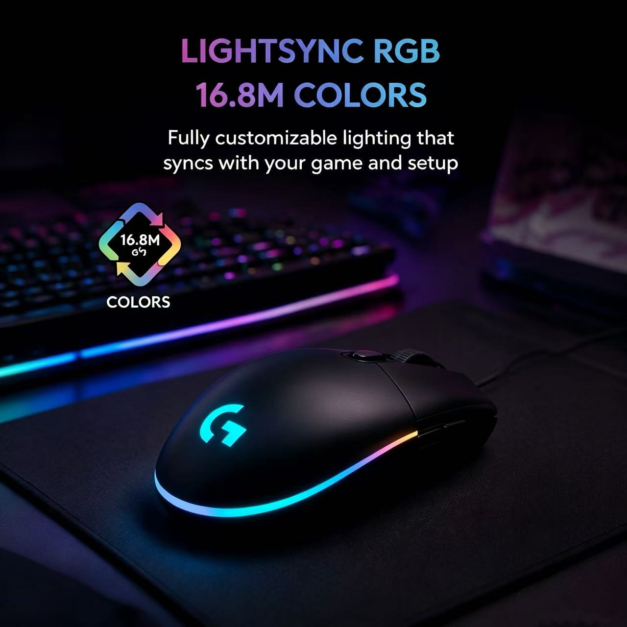 Durable Logitech G102 Wired Ga - Pc Gaming Cs2 ulasan dan harga
