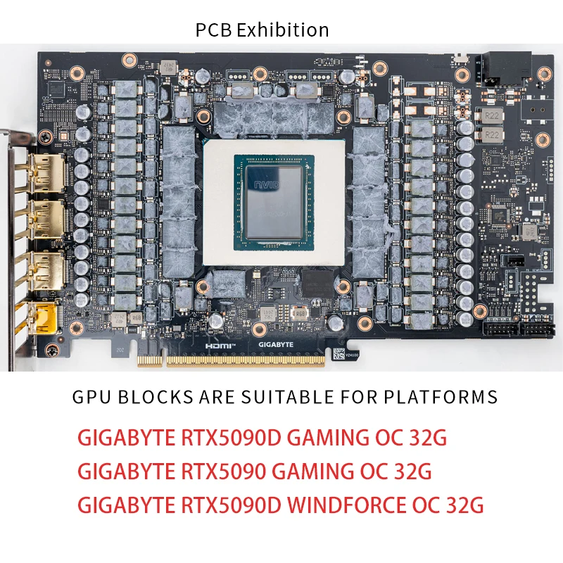 Bykski N-GV5090DWF-X GPU Block - Pc Gaming Graphics Card ulasan dan harga