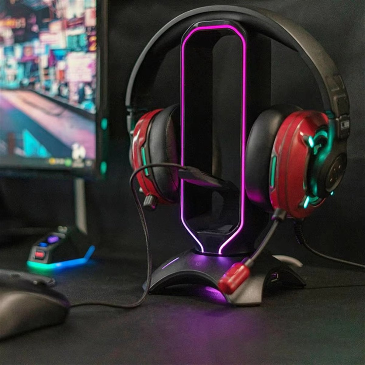 Stable- RGB Gaming Headphone S - Mouse Bungee Holder ulasan dan harga