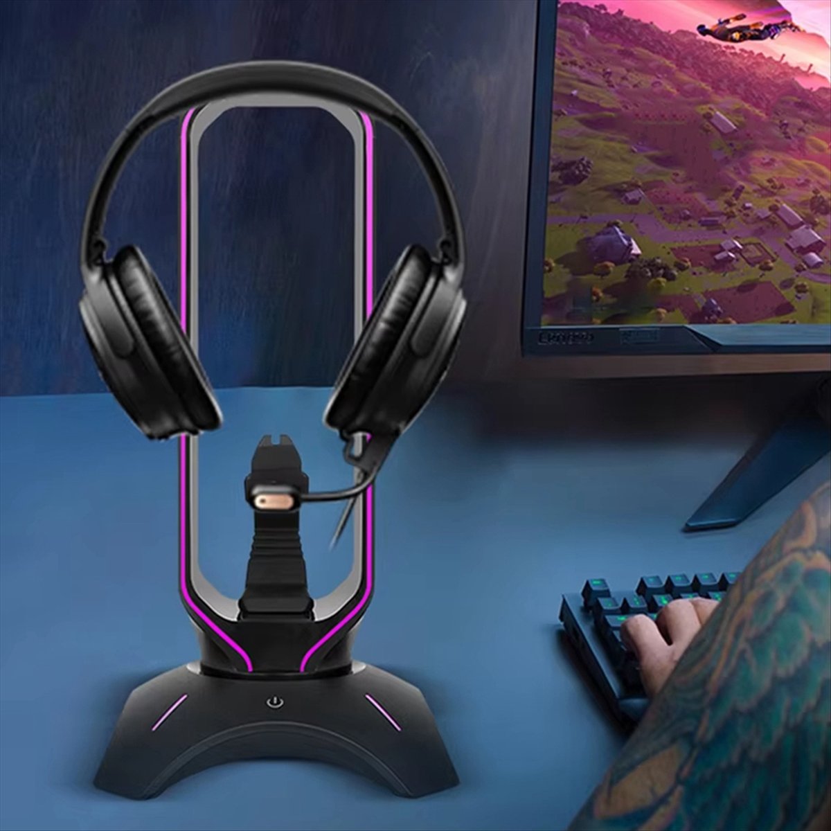 Stable- RGB Gaming Headphone S - Mouse Bungee Holder ulasan dan harga