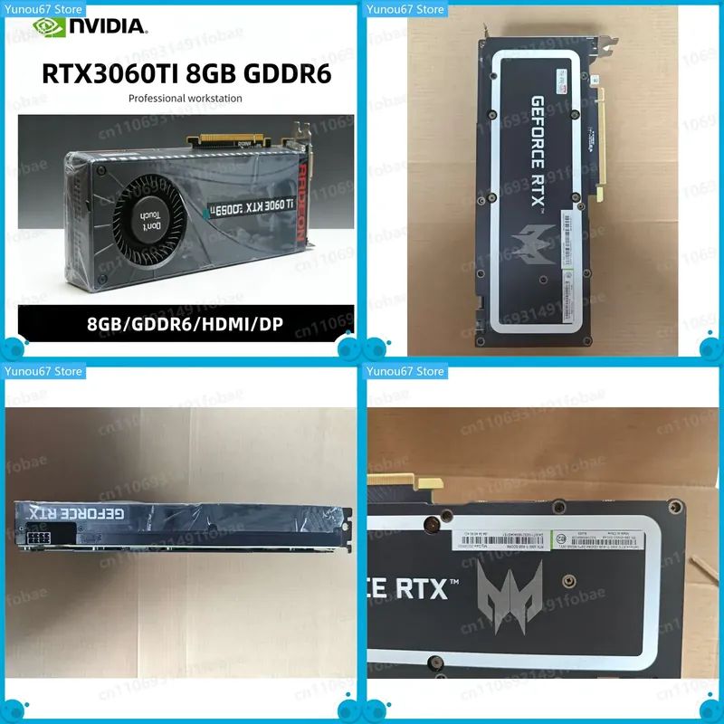 For RTX 3060TI 8GB GDDR6 Graph - Pc Gaming Graphics Card ulasan dan harga