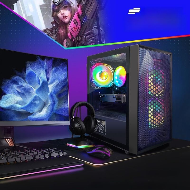 Gaming PC Desktop Computer,  C - Pc Gaming Gtx 1660 ulasan dan harga