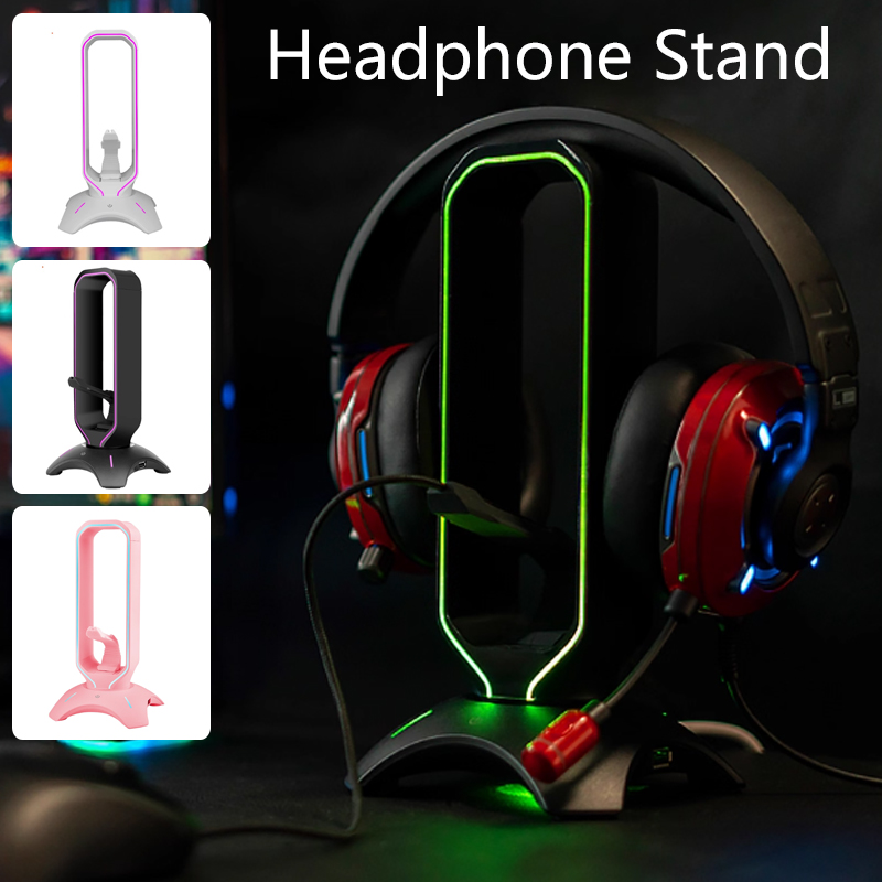 RGB Gaming Headphone Stand wit - Mouse Bungee Holder ulasan dan harga