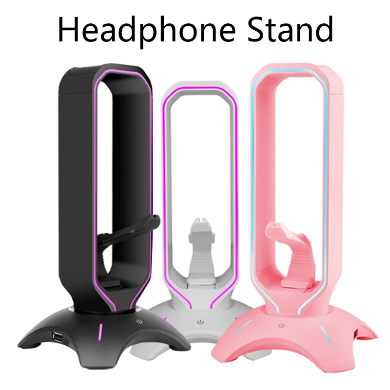 RGB Headset Stand with Mouse B - Mouse Bungee Holder ulasan dan harga