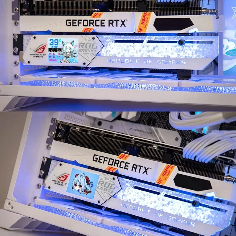 DIY 2.2 inch LCD Display GPU B - Pc Gaming Graphics Card ulasan dan harga