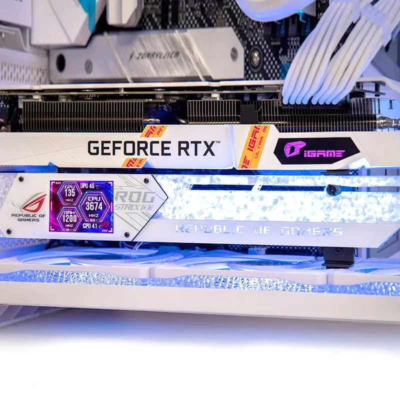 DIY 2.2 inch LCD Display GPU B - Pc Gaming Graphics Card ulasan dan harga