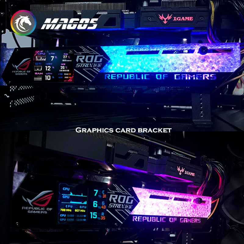 DIY 2.2 inch LCD Display GPU B - Pc Gaming Graphics Card ulasan dan harga