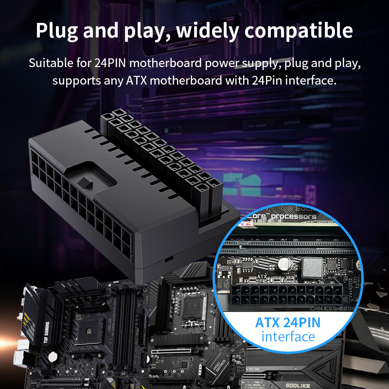 Teucer ATX 24Pin 90° Degree Co - Pc Gaming Lian Li ulasan dan harga