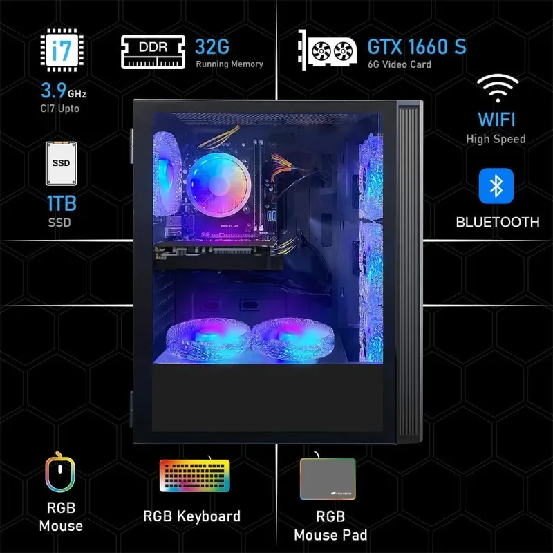 Gaming PC Computer Desktop, Co - Pc Gaming Gtx 1660 ulasan dan harga
