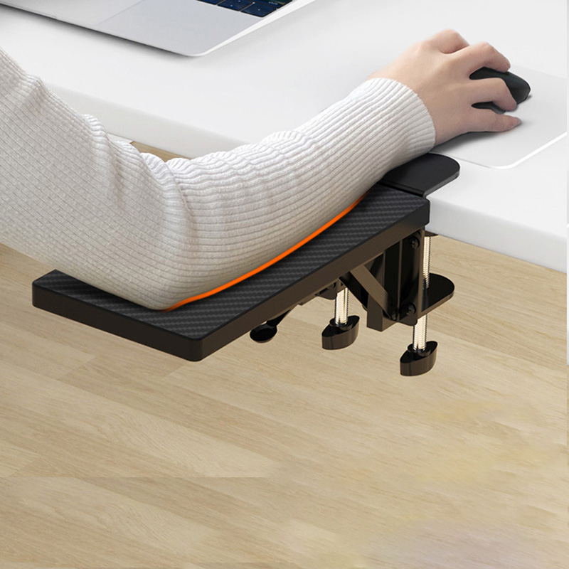 Wood Computer Arm Bracket Conv - Mouse Bungee Holder ulasan dan harga