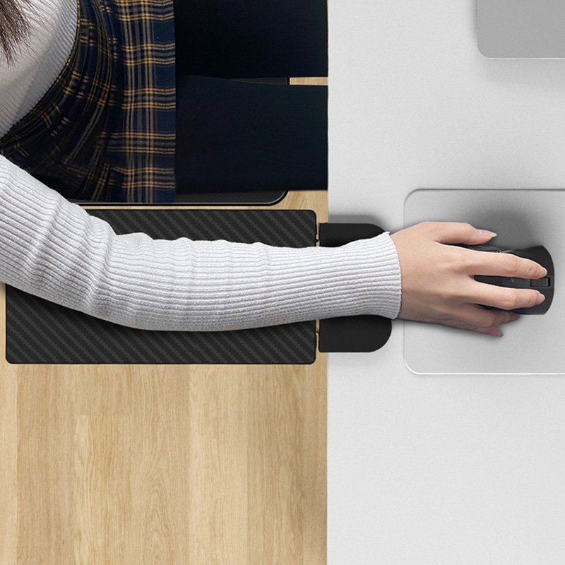 Wood Computer Arm Bracket Conv - Mouse Bungee Holder ulasan dan harga