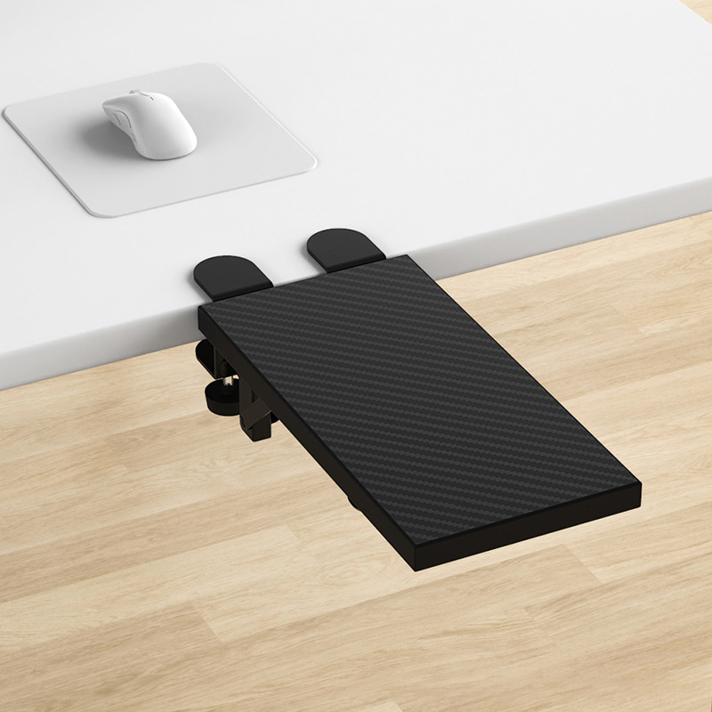 Wood Computer Arm Bracket Conv - Mouse Bungee Holder ulasan dan harga