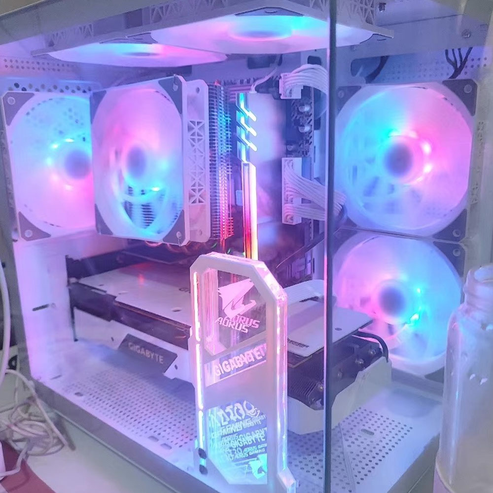 DIY Mirror VGA Holder ARGB Gam - Pc Gaming Lian Li ulasan dan harga